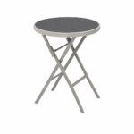 طاوله كافيه دائري تصفيط 60*60 F0421C BEIGE