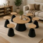 طقم شاي خشب دائري 1+6 C167 WOOD – 7300139 – صورة 1.jpg