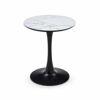 طاولة كافيه بديل سيراميك دائري T-04 WHITE 60*60