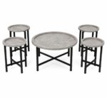 طقم شاي خشب دائري 1+4 C200 GREY – 7300206 – صورة 1.jpg