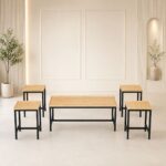 طقم شاي خشب مستطيل 1+4 C201 WOOD – 7300207 – صورة 1.jpg