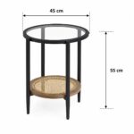 طقم شاي خشب زجاج دائري 1+4 C179 WOOD – 7300220 – صورة 1.jpg
