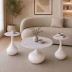 طقم شاي سيراميك دائري 1+2 SHS-037 LIGHT GREY – 7500052 – صورة 1.jpg