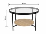 طقم شاي خشب زجاج دائري 1+4 C159 WOOD – 7300062 – صورة 1.jpg