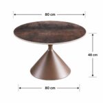 طقم شاي سيراميك دائري 1+6 SHS-035 BROWN – 7500042 – صورة 1.jpg