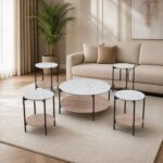 طقم شاي سيراميك خشب دائري 1+4  C190 WOOD – 7300142 – صورة 1.jpg