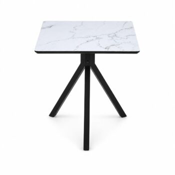 طاولة كافيه بديل سيراميك مربع T-03 WHITE 70*70