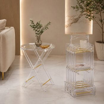 طقم شنطه اكرليك ACT-003G GOLD - درة السجايا