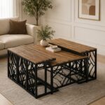 طقم شاي خشب مستطيل 1+6 C172 BROWN – 7300105 – صورة 1.jpg