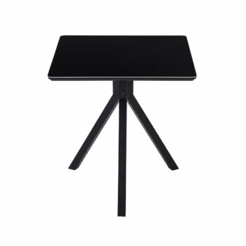 طاولة كافيه بديل سيراميك مربع T-03 BLACK 70*70