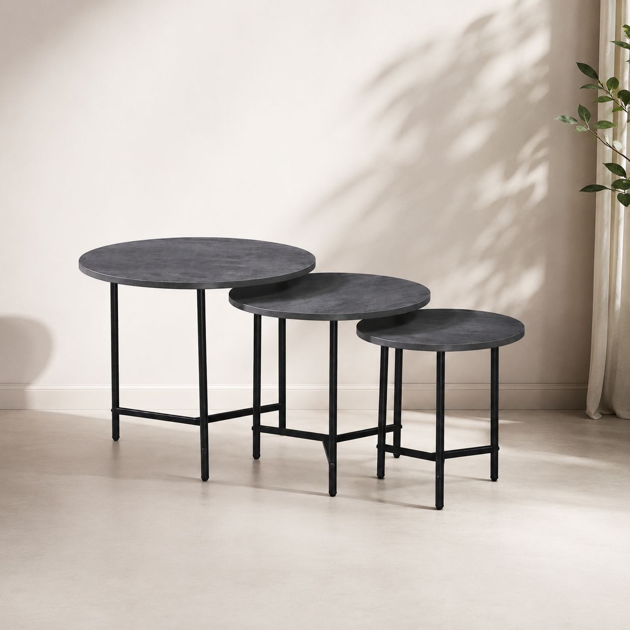 طقم طاولات خدمة خشب 13 GREY ST300 - 5200074 - صورة 12.jpg طقم طاولات خدمة خشب 13 GREY ST300 - درة السجايا