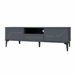 طاوله بلازمه ماليزي 140سم TV-052 DARK GREY