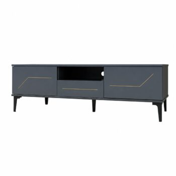 طاوله بلازمه ماليزي 140سم TV-052 DARK GREY