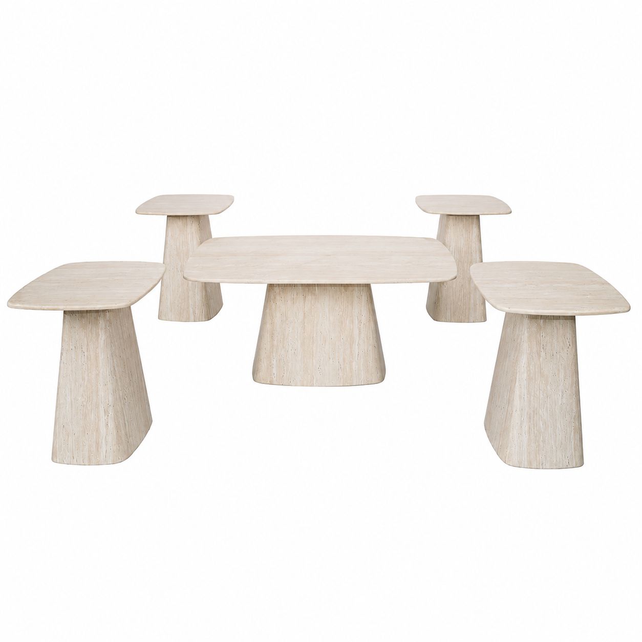 طقم شاي رخام مستطيل SHS-046 WOOD 4+1 - 7500065 - صورة 1.jpg طقم شاي رخام مستطيل SHS-046 WOOD 4+1 - درة السجايا