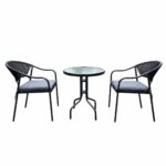 طقم كرسين وطاولة 211084 BLACK&GREY – 6100045 – صورة 1.jpg