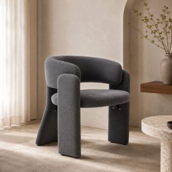 A-30 DARK GREY.كرسي مفرد