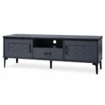 طاوله بلازمه ماليزي 160سم TV-041 DARK GREY
