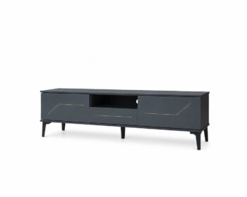 طاوله بلازمه ماليزي 160سم TV-052 DARK GREY