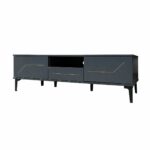 طاوله بلازمه ماليزي 180سم TV-052 DARK GREY