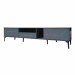 طاوله بلازمه ماليزي 200سم TV-052 DARK GREY