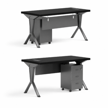 مكتب مقاس 140 سم OT-11 BLACK&GREY