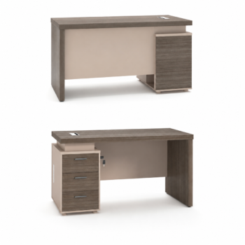 مكتب مقاس 1.40 OT-6602 DARK WOOD(0.torrya)
