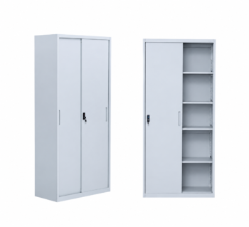 دولاب مكتبي حديد مقاس 185*85 OW-004 GREY