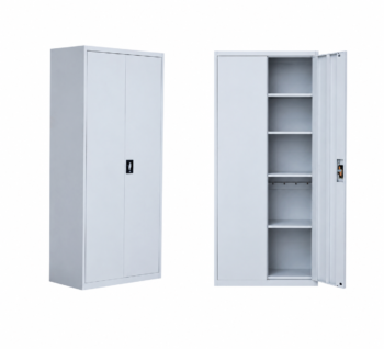 دولاب مكتبي حديد مقاس 185*85 OW-008 GREY
