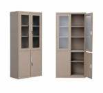 دولاب مكتبي حديد مقاس 185*85 OW-005 BEIGE