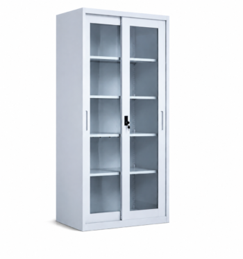 دولاب مكتبي حديد مقاس 185*85 OW-002 GREY