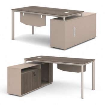 مكتب مقاس 1.40 OT-6609 DARK WOOD