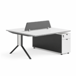 مكتب مزدوج ثنائي مقاس 1.20*1.20 OT-12 W&GREY