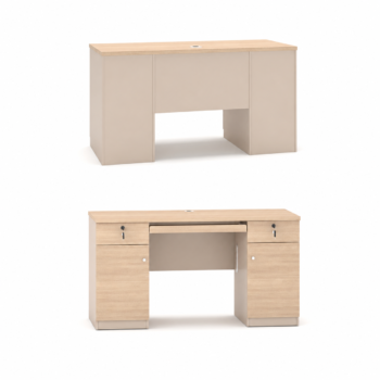 مكتب مقاس 1.40 OT-6604 WOOD (light walnut